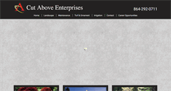 Desktop Screenshot of cutaboveent.com